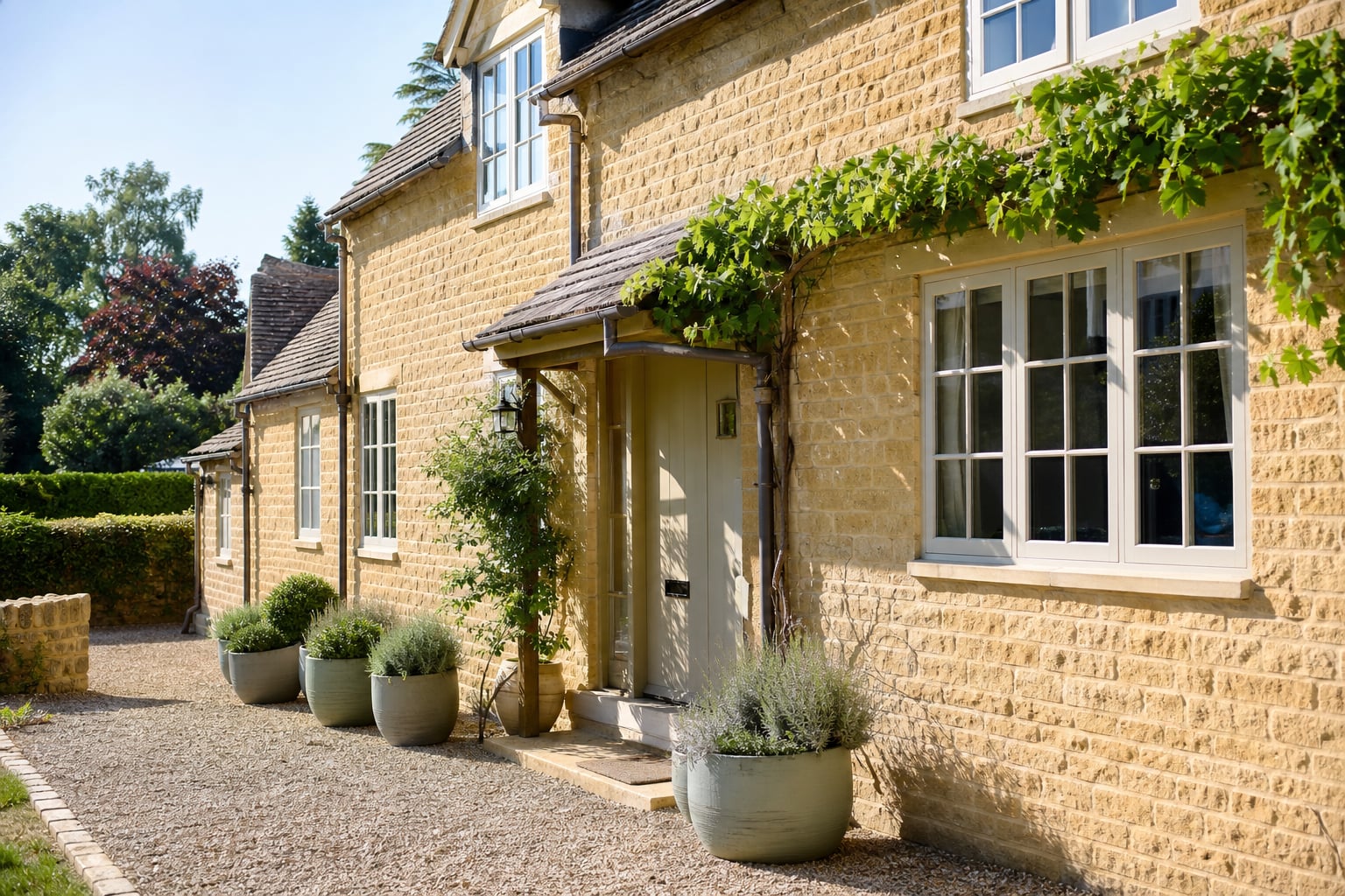 Chipping Campden honey-stone cottage exterior